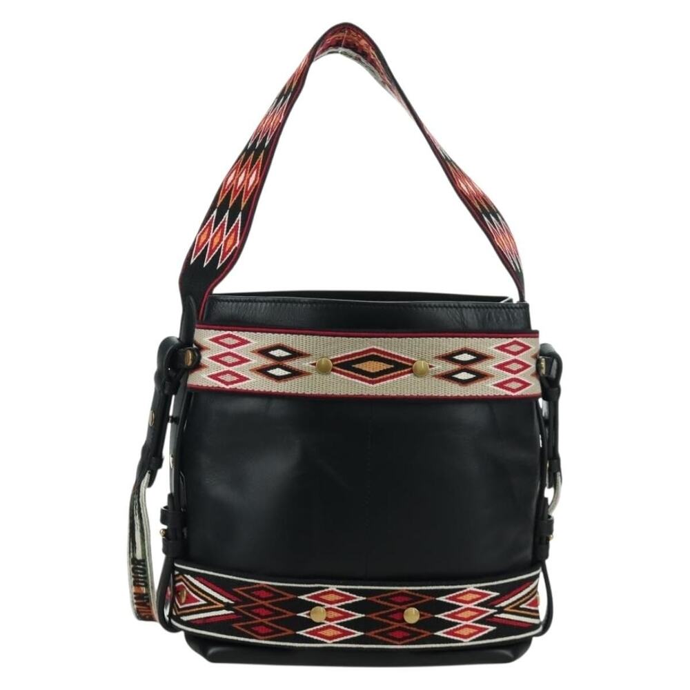 Dior Leather Shoulder Bag Black
